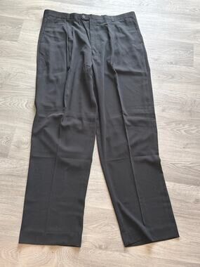 NWT Inserch men’s size 44 black dress pants pleated front